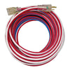 12/3 100FT EXTENSION CORD RED, WHITE, BLUE 12/3 100FT EXTENSION CORD RED, WHITE, BLUE