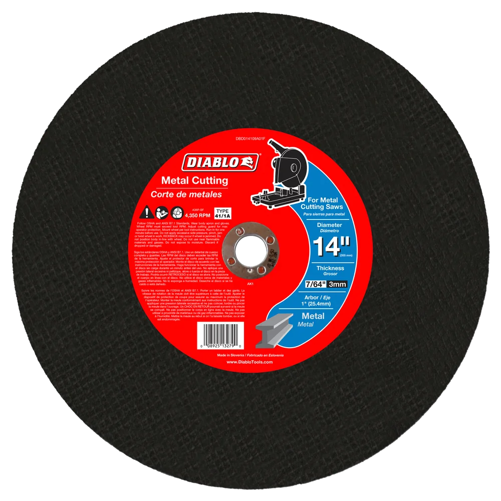 Diablo 14 in. Metal Chop Saw Disc