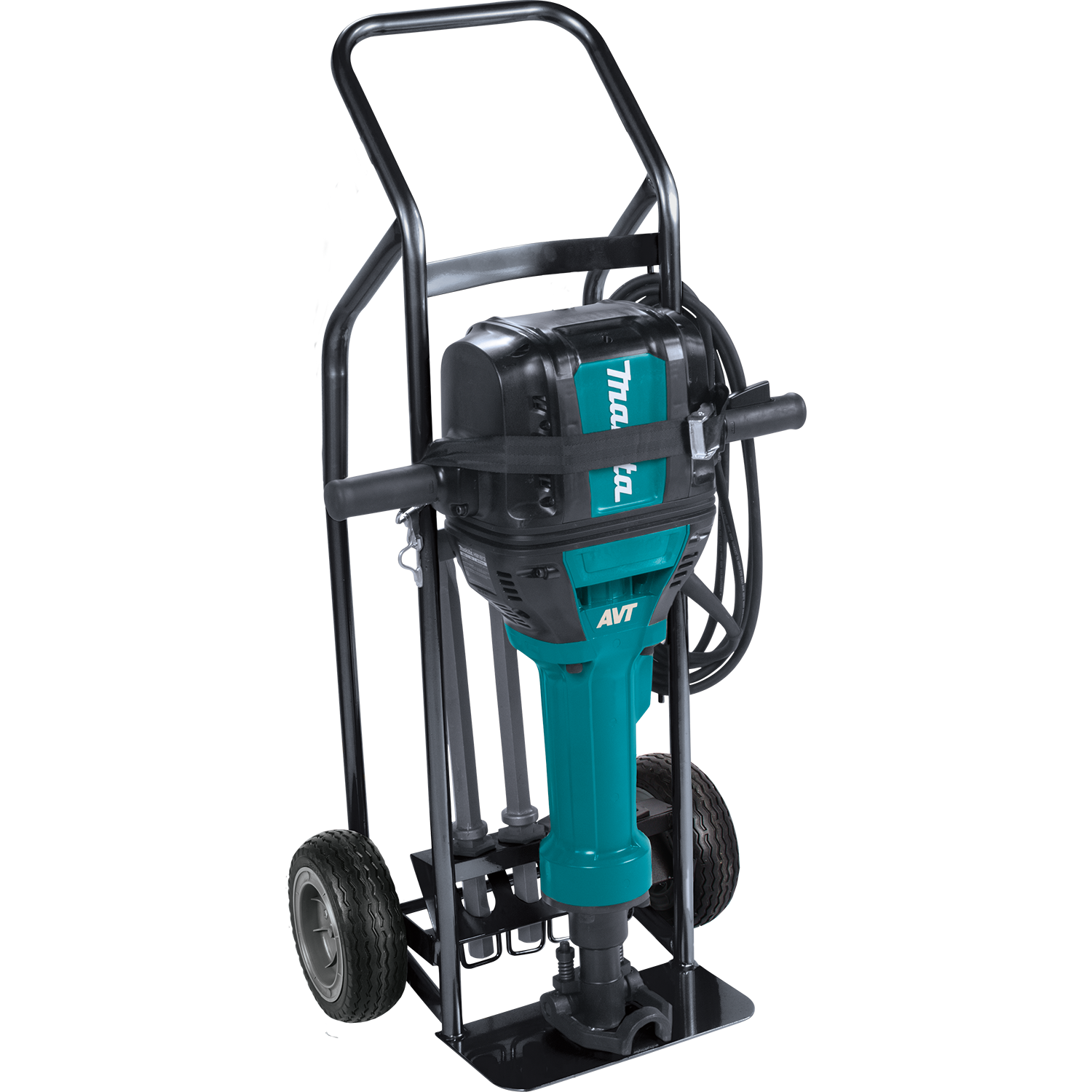 Makita HM1812X3 70 lb. Martelo demolidor AVT avançado com brocas e carrinho 