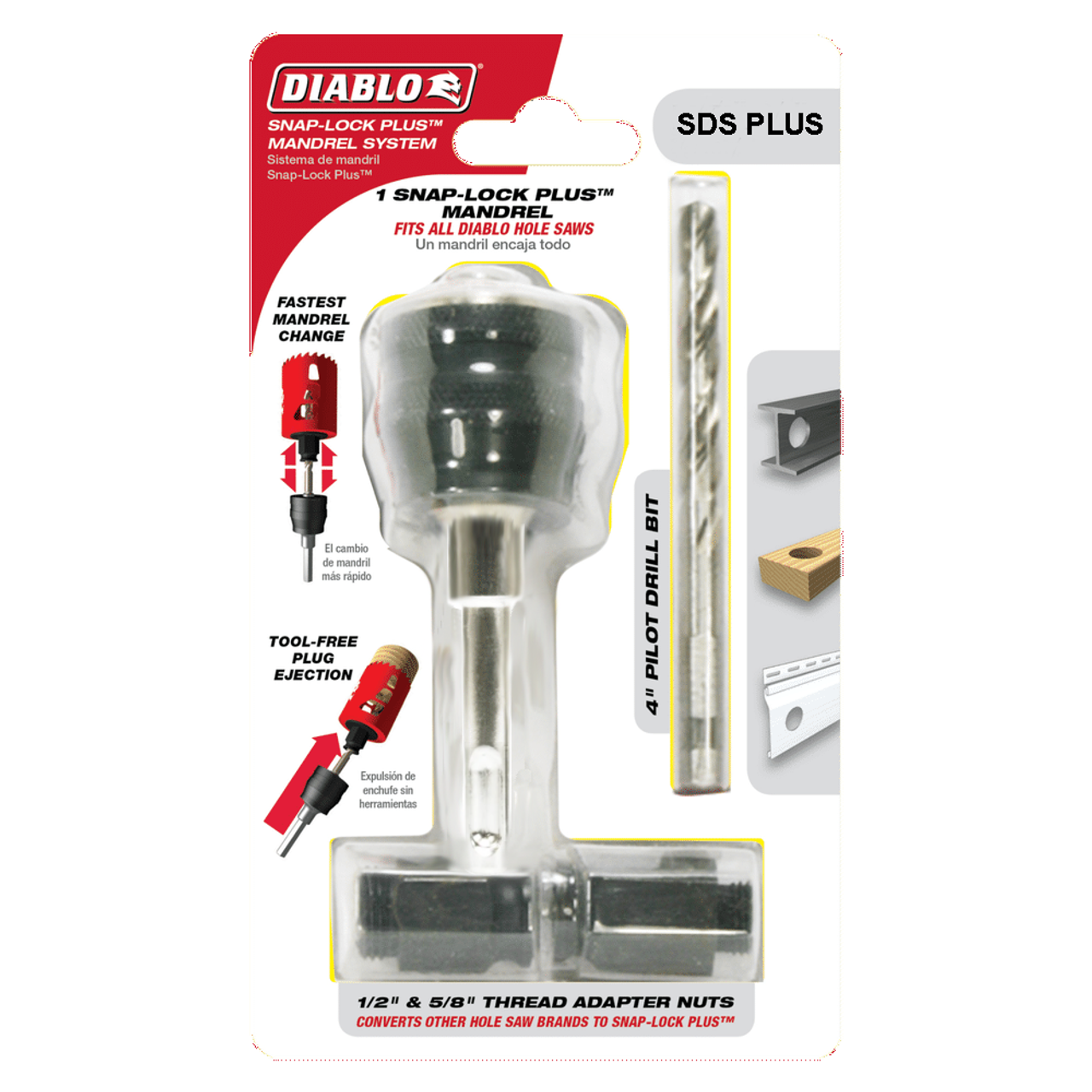 Diablo SDS Snap-Lock Plus™ Mandrel System