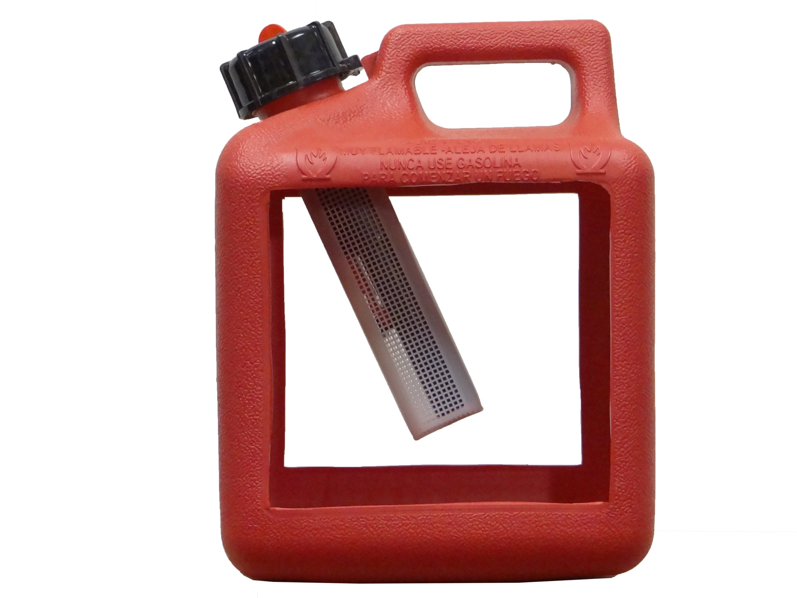 Gas Can: 1 Gal Capacity, Self, Red