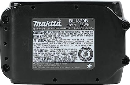 Makita 18V Compact Lithium-Ion 2.0Ah Battery, Black