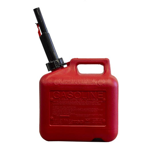 Gas Can: 2 Gal Capacity, Self, Red