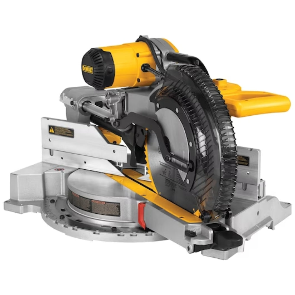 Dewalt 12 pulgadas. Sierra ingletadora compuesta deslizante de doble bisel