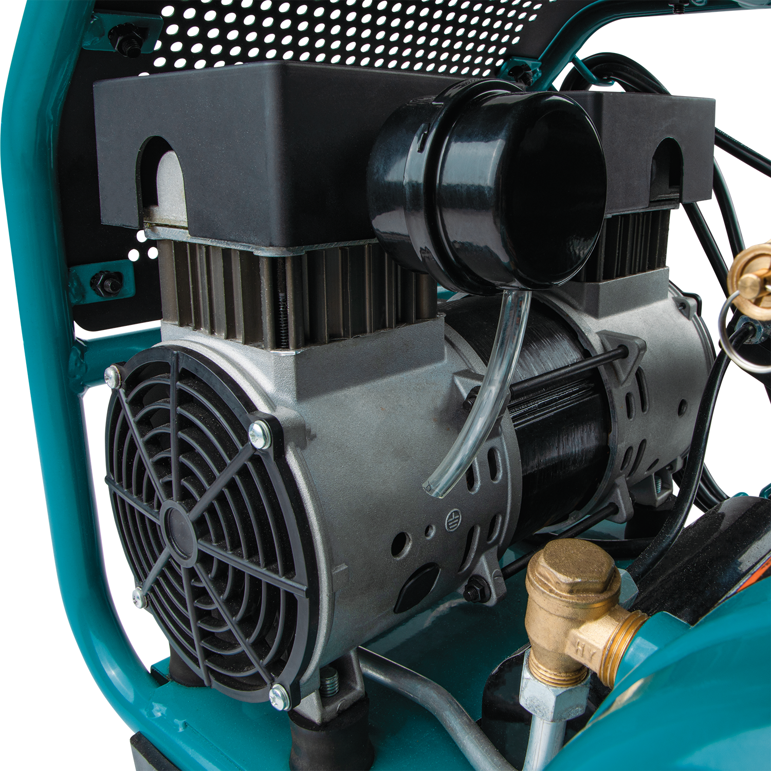 Makita Quiet Series 1 HP, 2 galões, sem óleo, compressor de ar elétrico