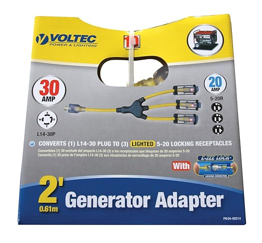 10/4 YELLOW GENERATOR ADAPTER