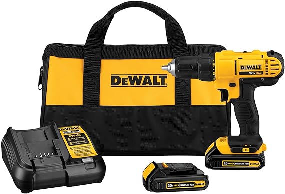 DEWALT 20V COMPACT 1/2¨ DRILL DRIVER MAX CORDLESS