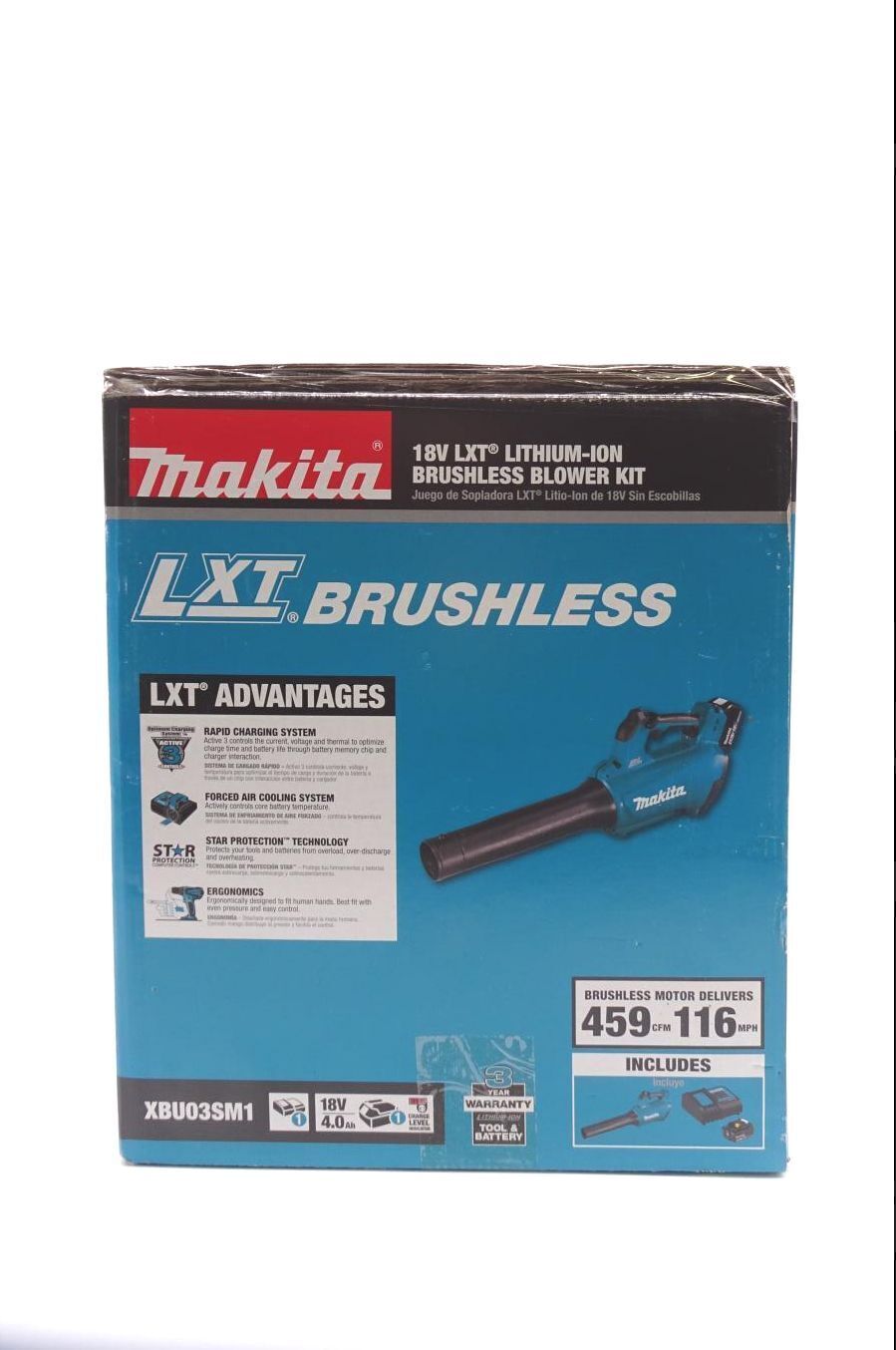 Makita Blue Brushless Cordless Blower Kit