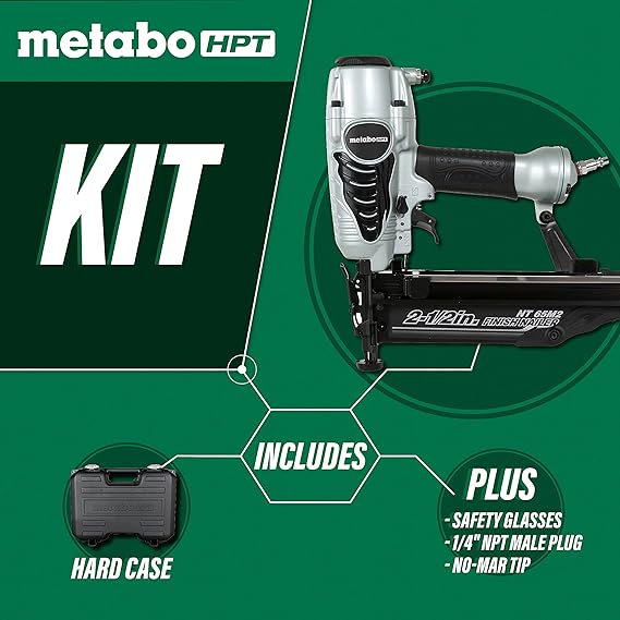 METABO FINISH NAILER W/ BLOW NOZZLE 2-1/2¨ 16GA