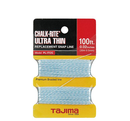 CHALK-RITE ULTRA-THIN BRAIDED LINE, 0.5 MM X 30M / 100FT